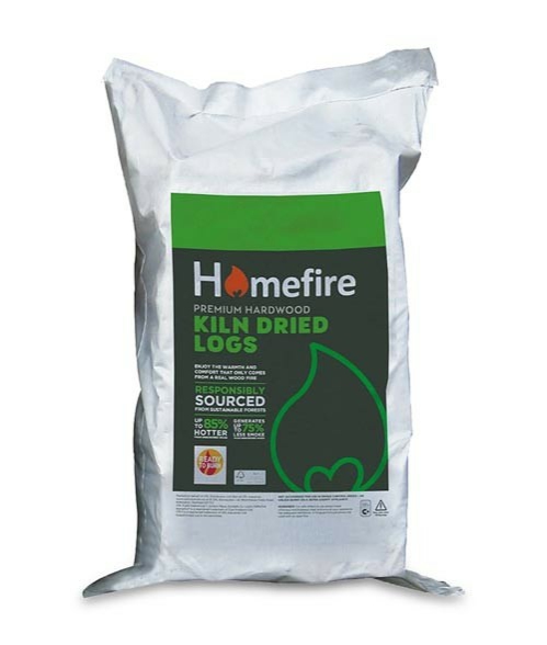 Homefire Kiln Dried Hardwood Logs 0.08m3 Large Bag