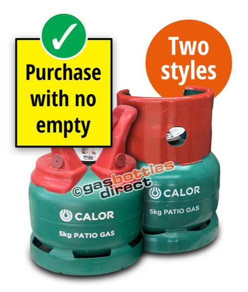 5kg Patio Calor Gas Bottle - New Full Cylinder